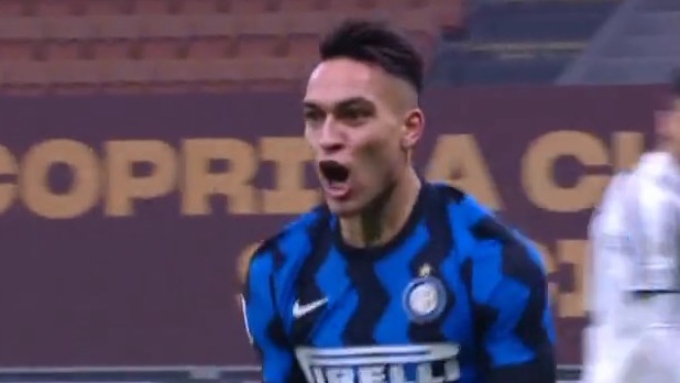 گل اول اینتر به یوونتوس (لوتارو)