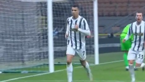 گل اول یوونتوس به اینتر (رونالدو)
