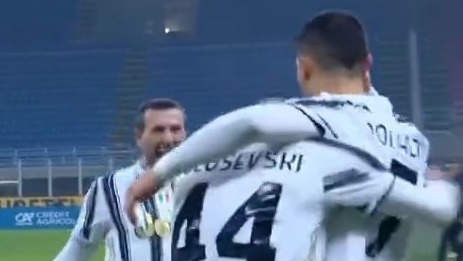 گل دوم یوونتوس به اینتر (دبل رونالدو)