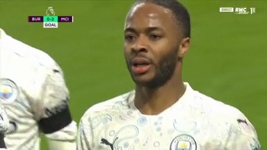 گل دوم منچسترسیتی به برنلی (استرلینگ)