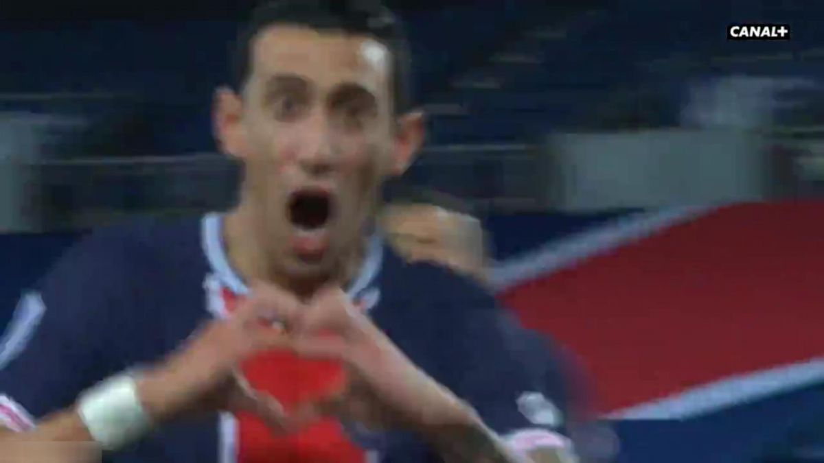 گل اول پاری سن ژرمن به نیم (دی‌ماریا)