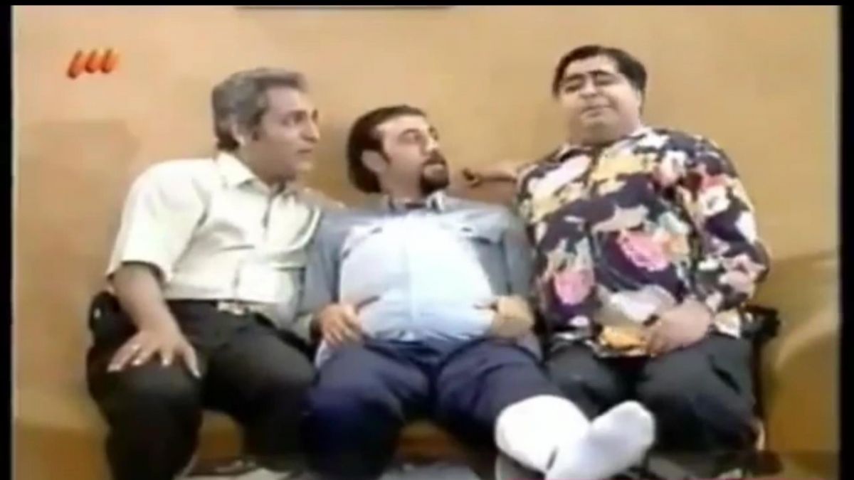 حضور زنده یاد علی انصاریان در سریال طنز نقطه چین