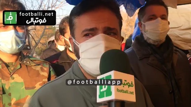 اختصاصی/ صحبتهای سيد جواد هاشمى در مراسم خاکسپاری زنده یاد علی انصاریان