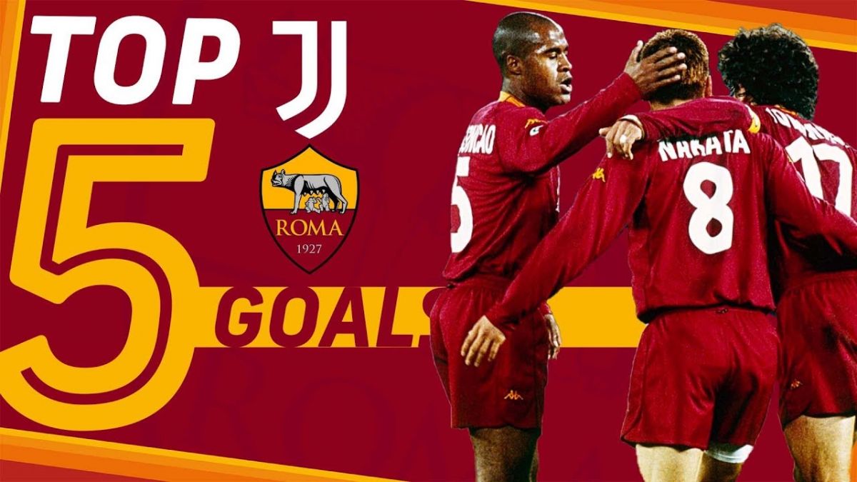 5 گل برتر رم در تقابل با یوونتوس