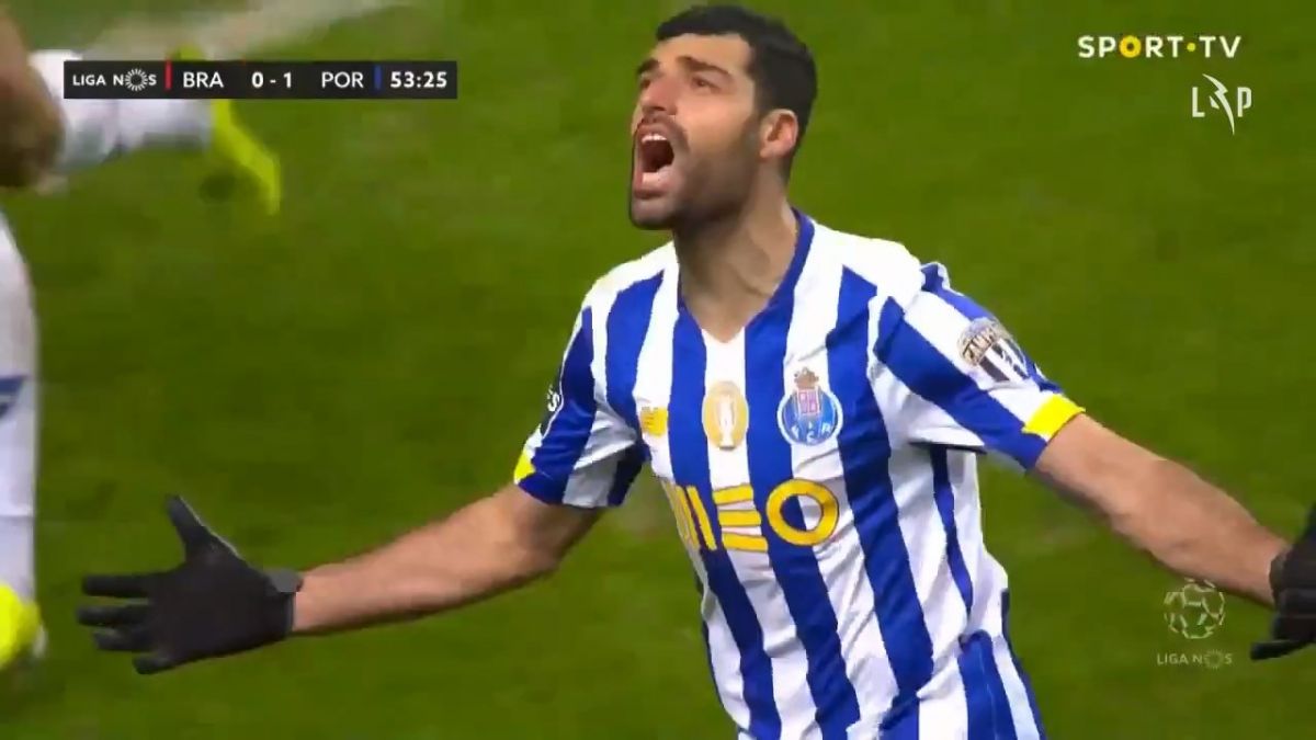 گل دوم پورتو به براگا (ضربه زیبای مهدی طارمی)