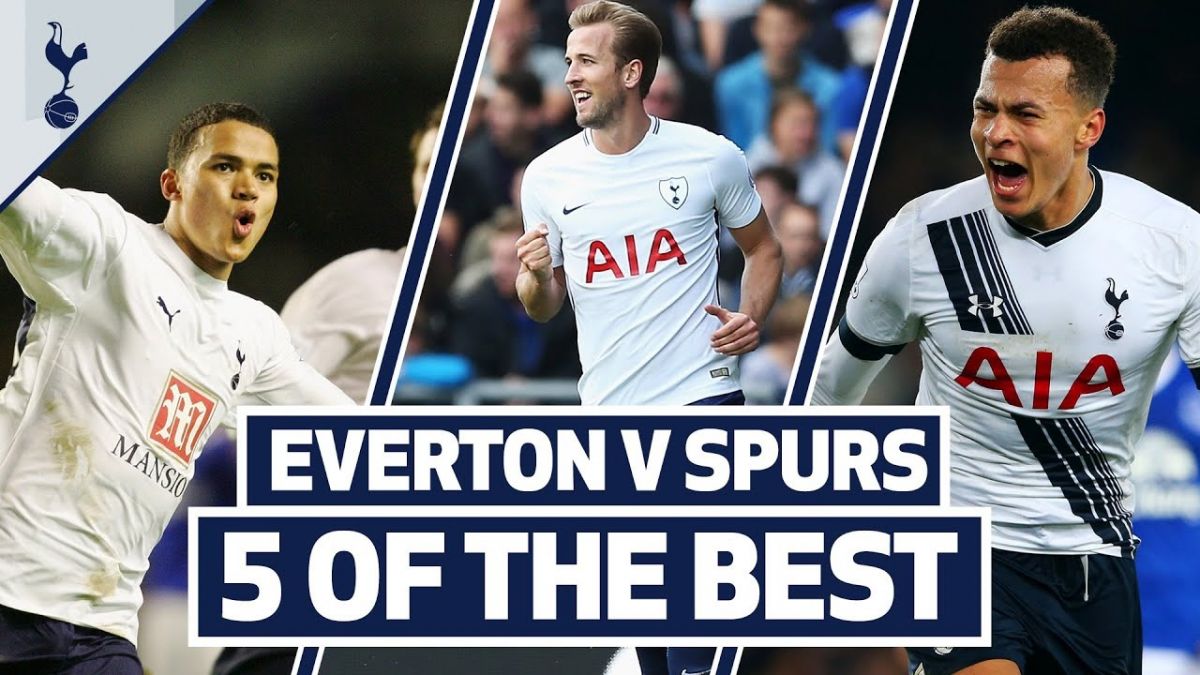 5 گل برتر تاتنهام در خانه اورتون