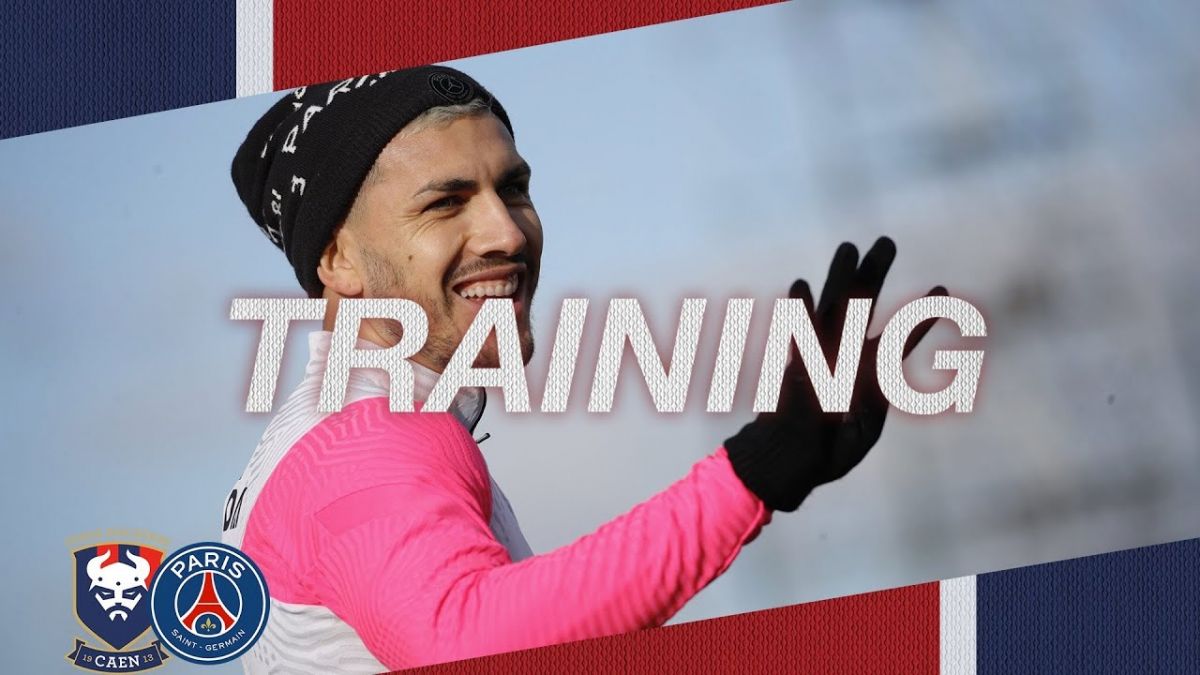 آخرین تمرین پاری سن ژرمن پیش از بازی با کان