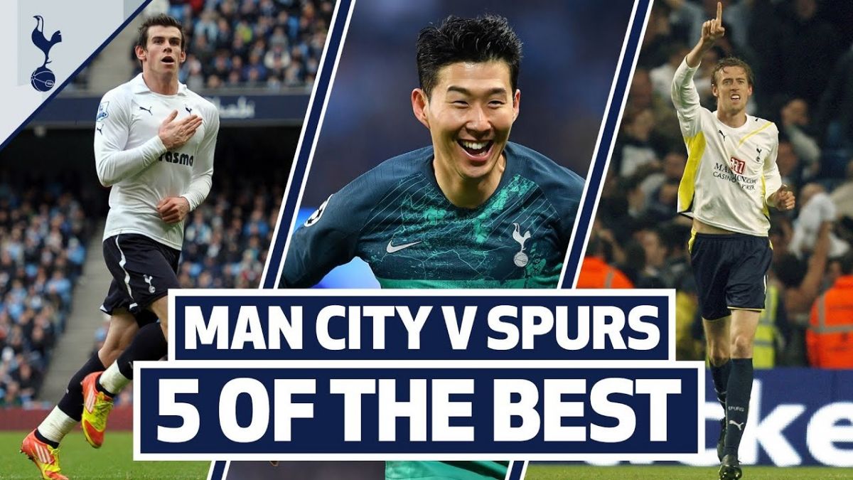 5 گل برتر تاتنهام مقابل منچسترسیتی