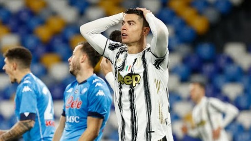 عملکرد رونالدو در بازی ناپولی 1-0 یوونتوس