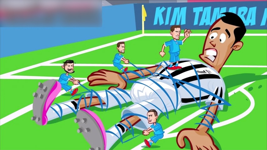 انیمیشن طنز بازی ناپولی 1-0 یوونتوس/ اسپتزیا 2-0 میلان