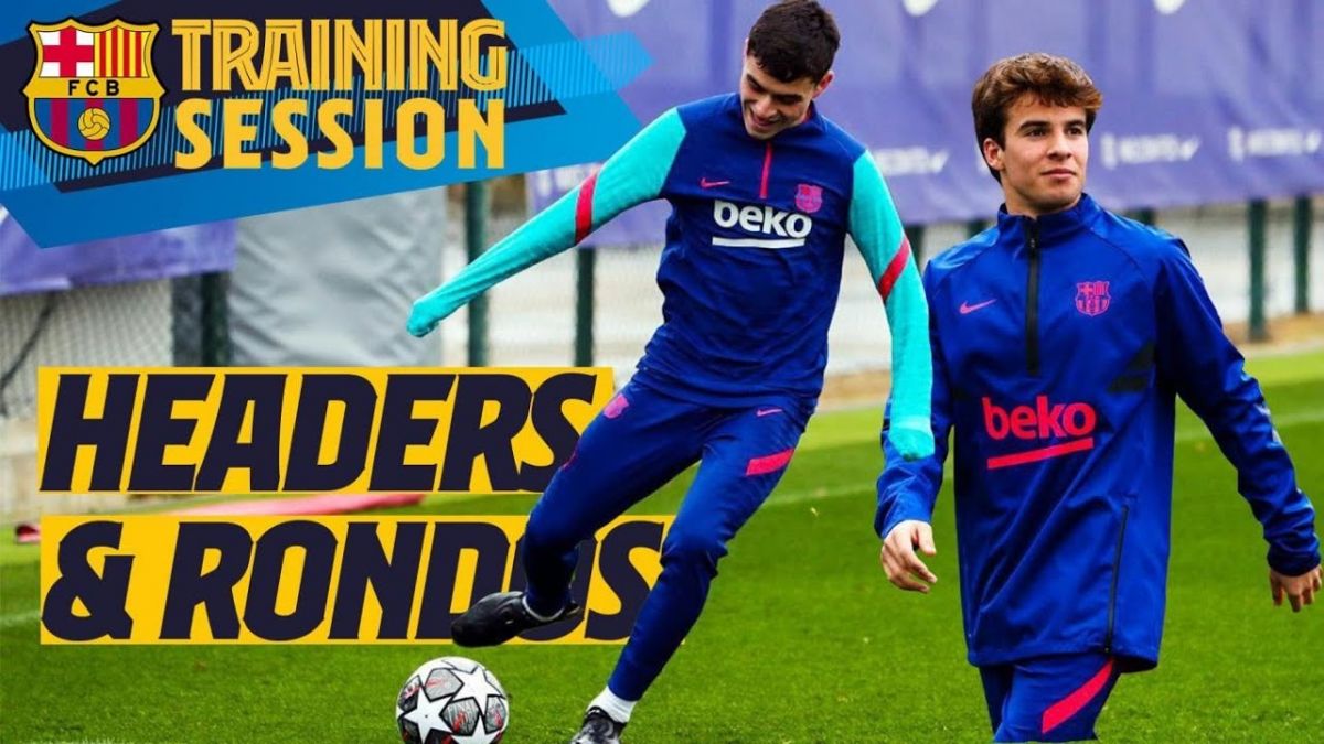 تمرین دیروز بارسلونا (27 بهمن)