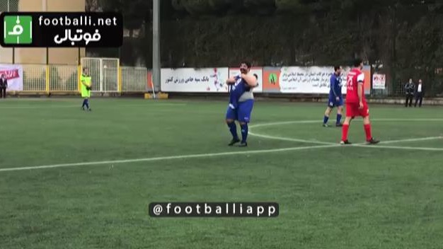 اختصاصی/ شادی گل بهنام بانی و مهدی ماهانی بعد از گل تساوی هنرمندان استقلالی در دربی هنرمندان