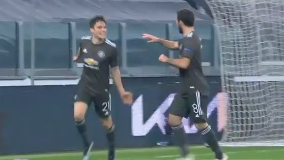 گل چهارم منچستریونایتد به سوسیداد (جیمز)