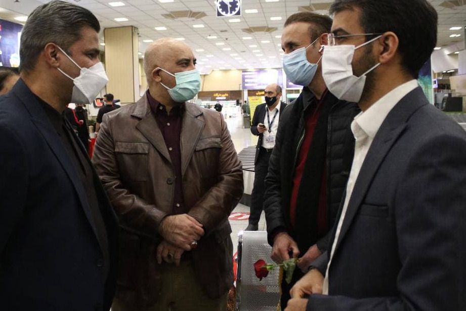 استقبال مدیرعامل و اعضای هیات مدیره پرسپولیس از قهرمان نیمفصل