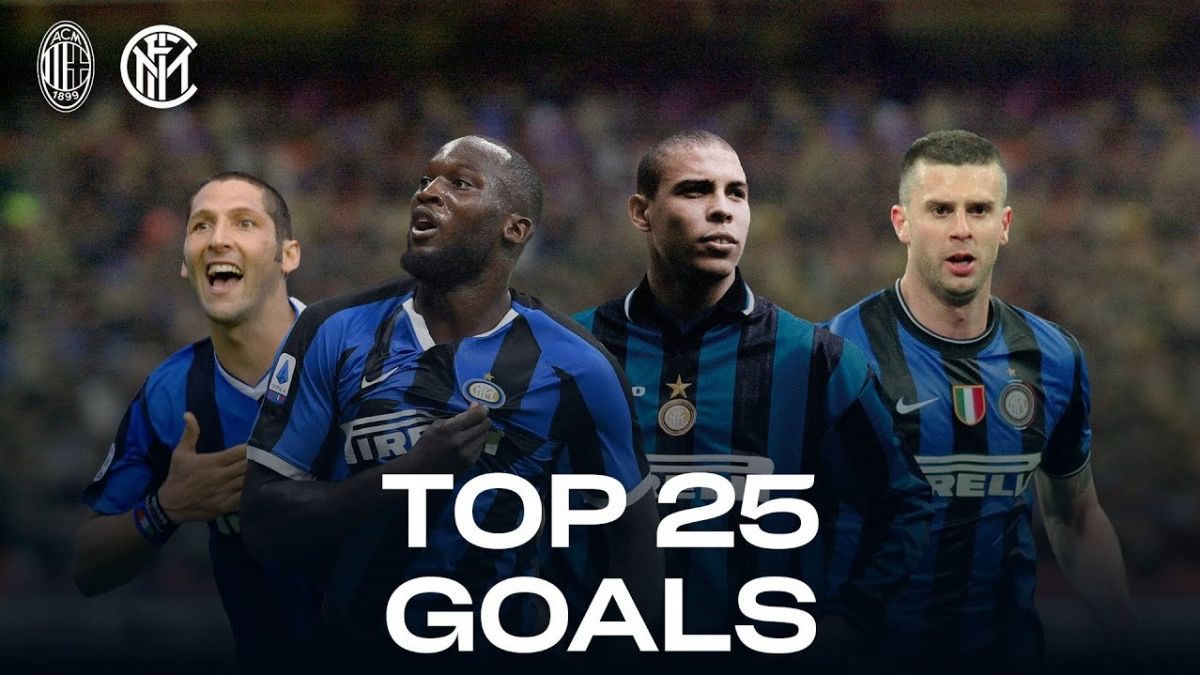 25 گل برتر اینتر مقابل میلان