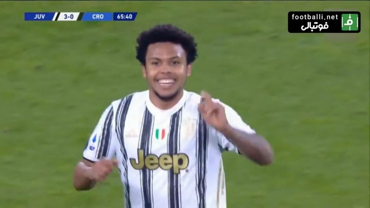 گل سوم یوونتوس به کروتونه (مک کنی)