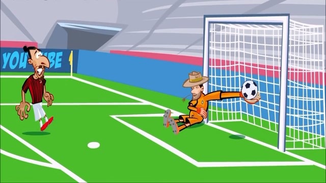 انیمیشن طنز بازی میلان 0-3 اینتر