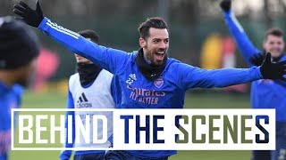 تمرین آرسنال برای تقابل با بنفیکا