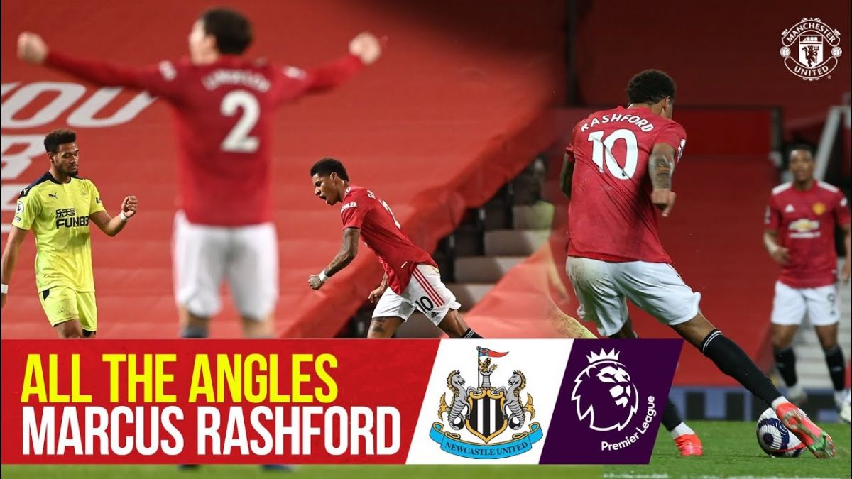 گل مارکوس رشفورد به نیوکاسل از تمام زوایا