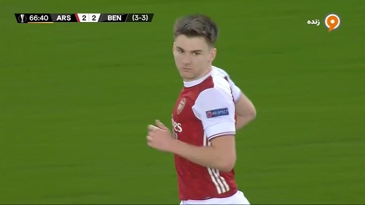 گل دوم آرسنال به بنفیکا (تیرنی)