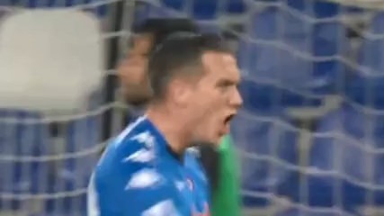 گل اول ناپولی به ساسولو (پیوتر)