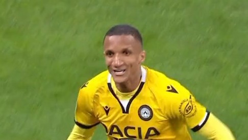 گل اول اودینزه به میلان (رودریگو)