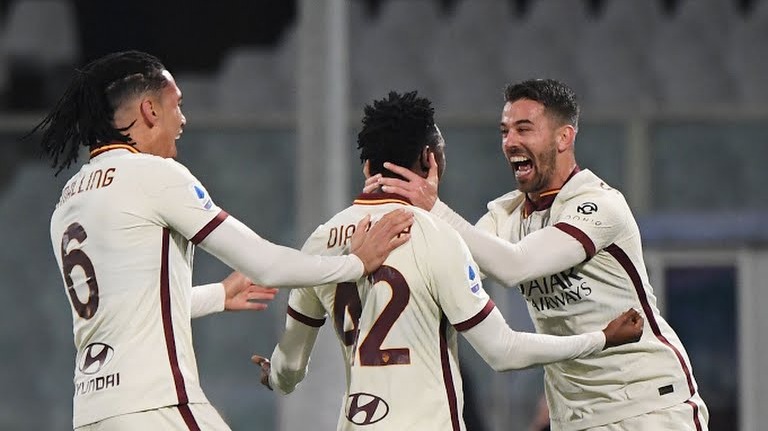 گل دوم رم به فیورنتینا (دیاوارا دقیقه 90)