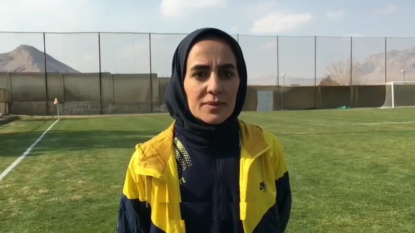 صحبت های رضوان رضایی و مینا نافعی مربی و دروازه بان بانوان سپاهان بعد از بازی با وچان کردستان