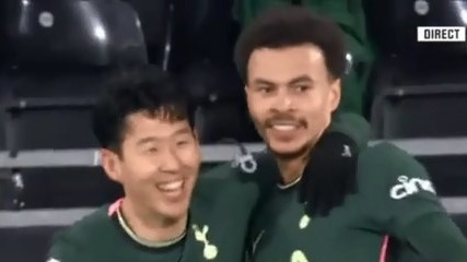 گل اول تاتنهام به فولام (دله الی)