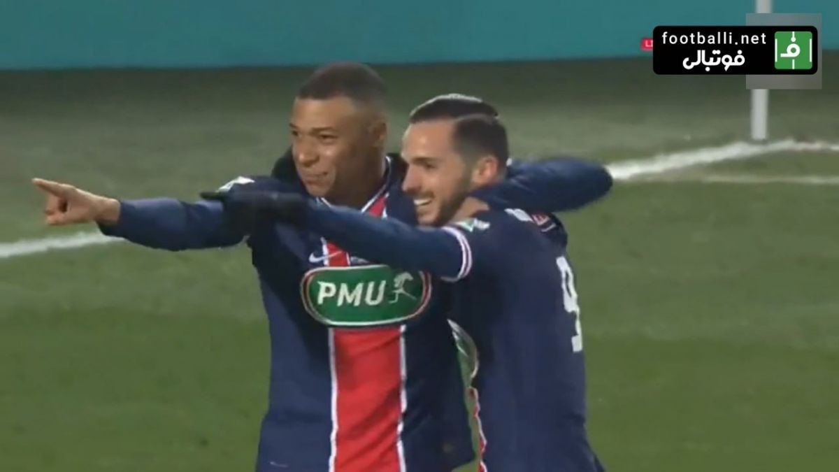 گل دوم پاری سن ژرمن به برست (پابلو سارابیا)