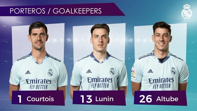 اسامی بازیکنان رئال مادرید برای تقابل با اتلتیکو مادرید