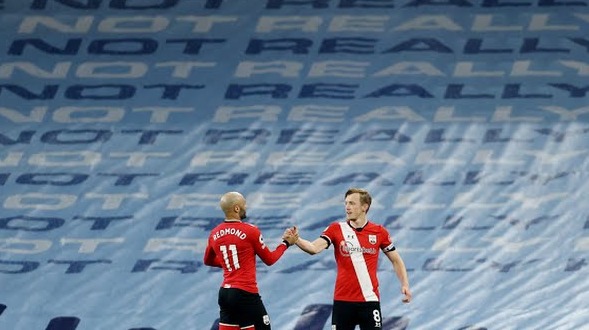 گل اول ساوتهمپتون به منچسترسیتی (جیمز)