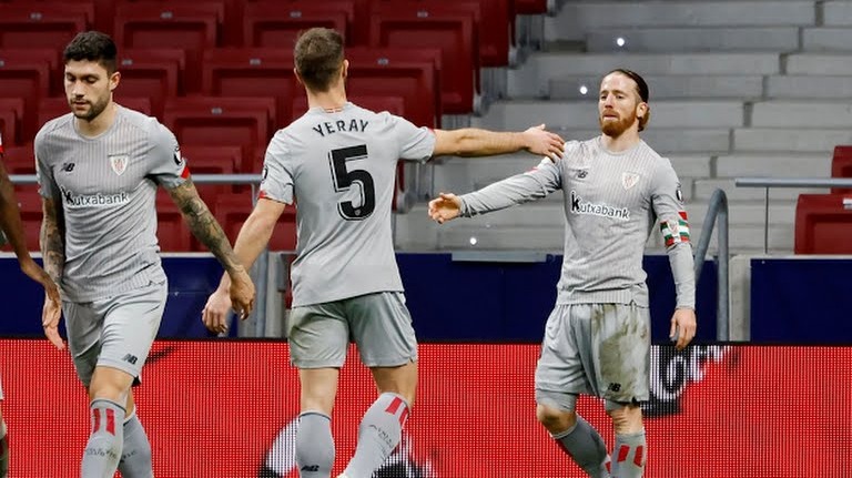 گل اول اتلتیک بیلبائو به اتلتیکو مادرید (ایکر)