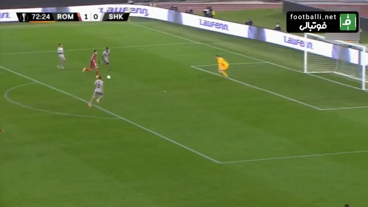 گل دوم رم به شاختار (استفان الشراوی)