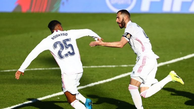 گل اول رئال مادرید به الچه (بنزما)