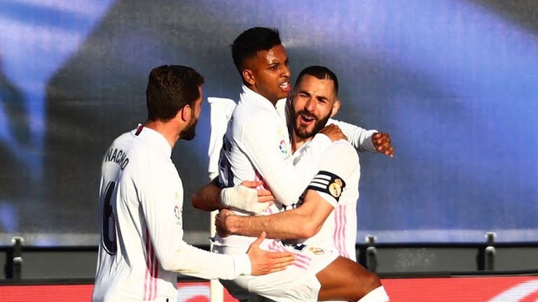 گل دوم رئال مادرید به الچه (بنزما دقیقه 91)