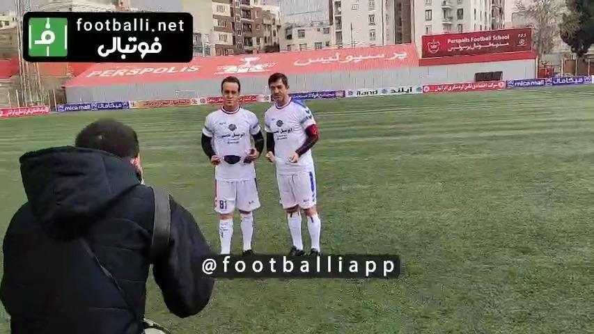 اختصاصی/ حضور  علی کریمی، کریم باقری و یحیی گل‌محمدی در ورزشگاه برای بازی تیم رسانه ورزش با پیشکسوتان استقلال و پرسپولیس