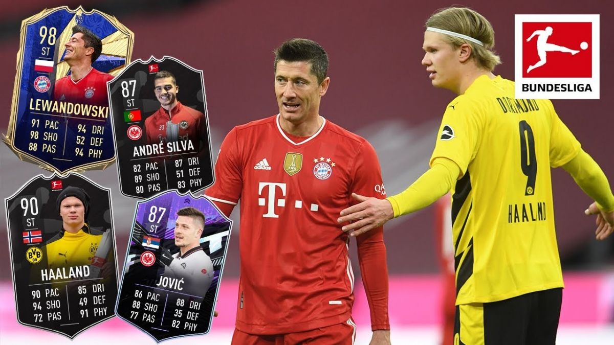 10 مهاجم برتر بوندسلیگا بر اساس رنکینگ بازی فیفا 2021