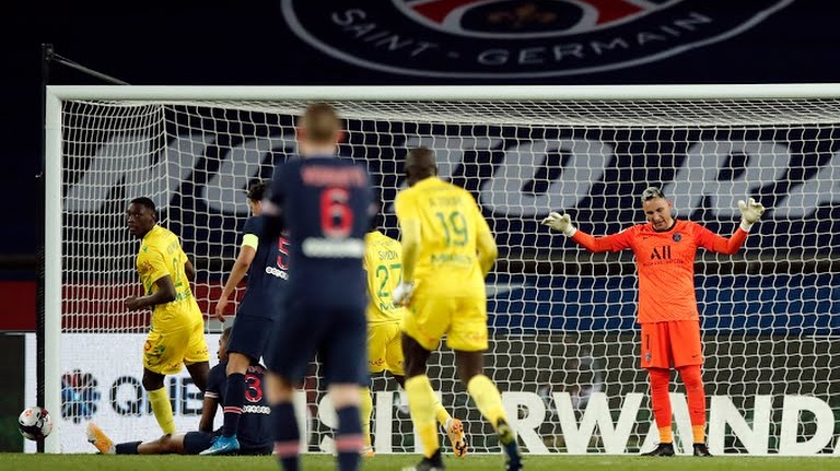 گل اول نانت به پاری سن ژرمن (کولو)