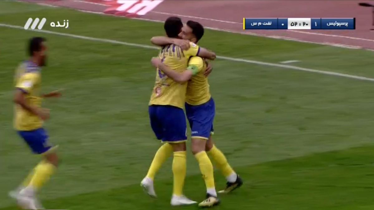 گل اول نفت مسجد سلیمان به پرسپولیس (میثم تهی دست)