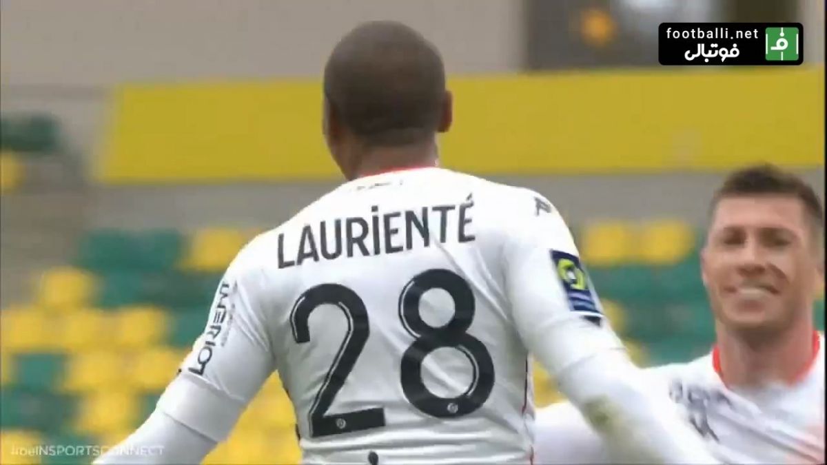 سوپرگل خارق العاده تیم لوریان مقابل نانت توسط آرماند لائورینته