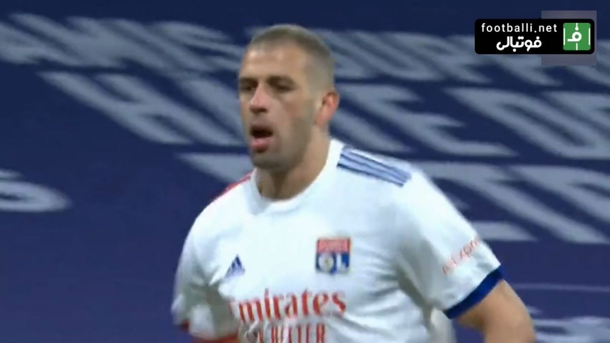 گل اول لیون به پاری سن ژرمن (اسلام سلیمانی)