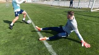 تمرین تیم ملی اسپانیا برای تقابل با گرجستان با فیلمبرداری جالب