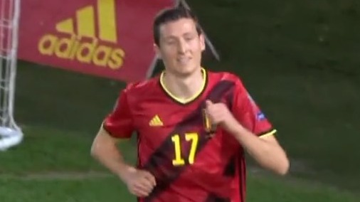 گل دوم بلژیک به بلاروس (هانس واناکن)