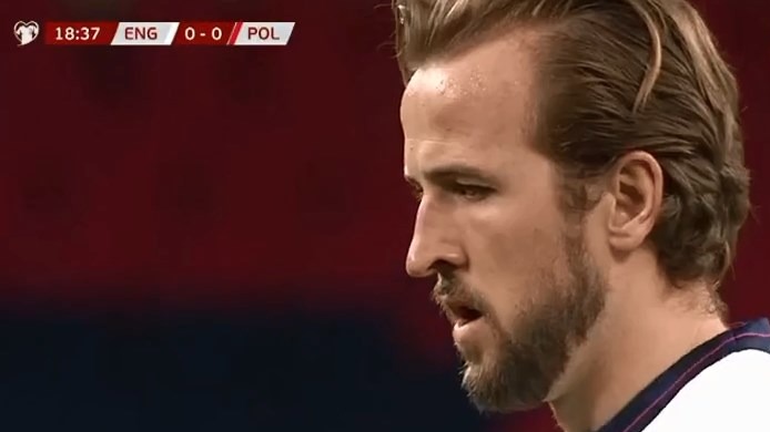 گل اول انگلیس به لهستان (هری کین)