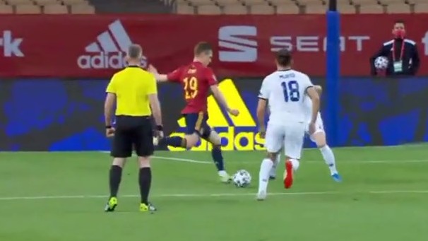 گل اول اسپانیا به کوزوو (اولمو)