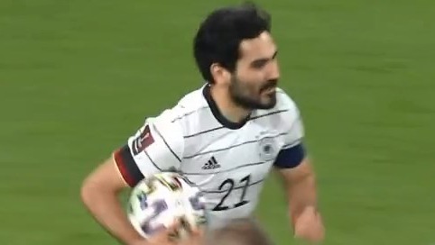 گل اول آلمان به مقدونیه (گوندوگان)