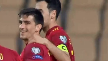 گل سوم اسپانیا به کوزوو (جرارد مورنو)