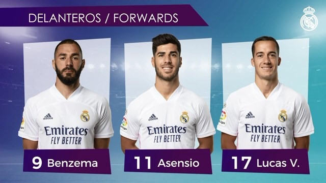 اسامی بازیکنان رئال مادرید برای تقابل با ایبار