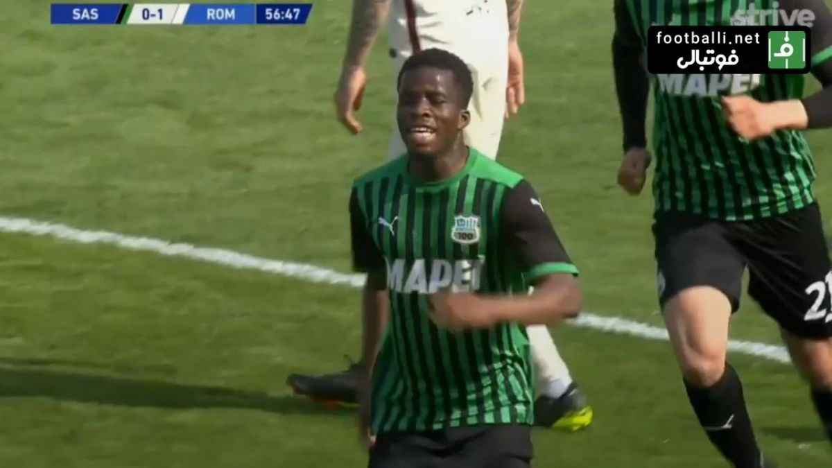 گل اول ساسولو به رم (ترائوره)